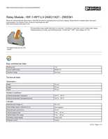 Datenblatt zu Phoenix Contact 2903341, EAN: 4046356732253