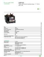 Datenblatt zu Schneider Electric LRD3322, EAN: 3389110519822 Datenblatt zu Schneider Electric LRD3322, EAN: 3389110519822