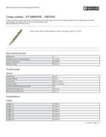 Datenblatt zu Phoenix Contact 1607579, EAN: 4046356272957