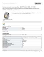 Datenblatt zu Phoenix Contact 1619779, EAN: 4046356821384 Datenblatt zu Phoenix Contact 1619779, EAN: 4046356821384