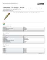 Datenblatt zu Phoenix Contact 1607355, EAN: 4046356174831 Datenblatt zu Phoenix Contact 1607355, EAN: 4046356174831